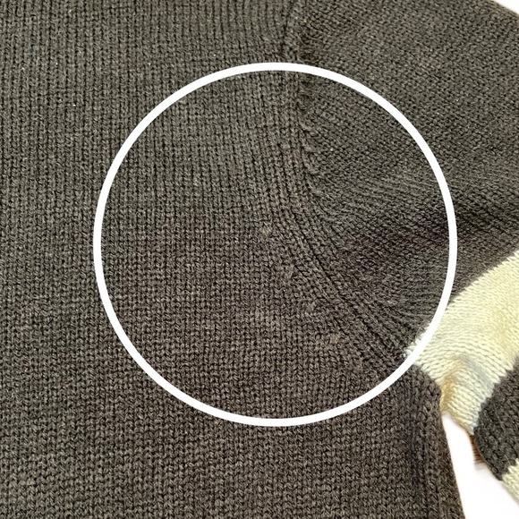 🖤 H&M Divided Sweater with Numbers | Black & White | Crew Neck | Wool Blend - Picture 9 of 9